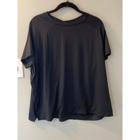 PrAna Alpenglow Athletic top 2XL Black UPF 30+ wicking, recycled polyester, soft - Picture 3 of 5